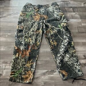 Mossy Oak Camo Cargo Pants XL Woodland Camouflage Utility Fit